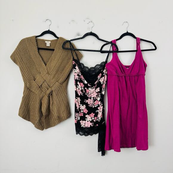 Lot Of 3 Soft Romantic Cozy Chic Shirts Womens Size S - Picture 1 of 6